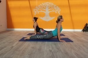 practising yoga